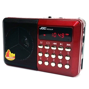 Радиоприемник JOC, аккумулятор, цифровое, USB, SDcard