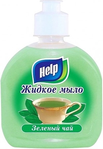 HELP Жидкое мыло 300мл Зеленый чай  5-0312 (1/12)