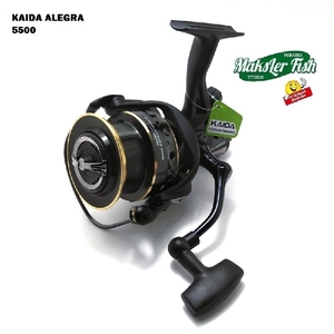 Катушка Kaida ALEGRA, 7+1 подш, с байтранером, запасн шпуля, 5500BR