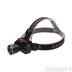 Фонарь налобный "СИБИРСКИЙ СЛЕДОПЫТ-Импульс", 1 LED, аккум. 220В, USB, PF-PFL-HL41
