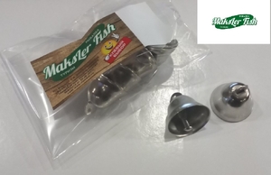 Колокольчик Maksler Fish сталь (цена за 1уп.- 5 шт.)