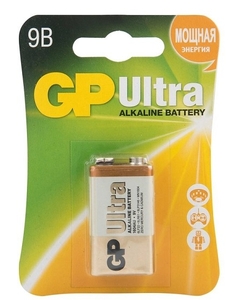 6LR61 GP ULTRA BL-1 (крона-алк., усиленная ULTRA)  (10)