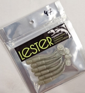 Cиликоновая приманка LESTER 6шт, 6см, рыбка, #47