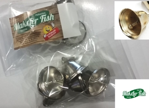 Колокольчик Maksler Fish большой сталь (цена за 1уп-5шт)