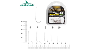 Крючки Round Ni (белый) VASAKURA № 9 (уп/10 шт)
