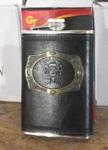 Фляга, кожа, 9OZ, TL-9