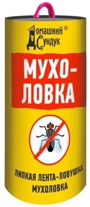 Липкая лента-ловушка "Домашний Сундук" МУХОЛОВКА 1 шт ДС-459 (100/1000)