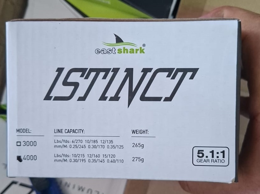 Катушка EastShark Instinct 4000, 9+1 подшипн., 5.1:1