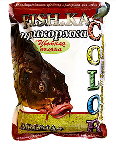 Прикормка "Fish.ka-COLOR" смесь, зеленый 1кг (10) (1421)