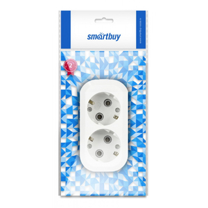 Колодка Smartbuy 2 гнезда 16А/3,5кВт c заземлением (SBE-16-2-00-Z)