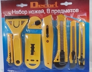Набор ножей 8 предметов Decort