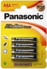 LR3 Panasonic Alkaline Power BL-4 (батарейка ААА,1.5В) (4/48/240)