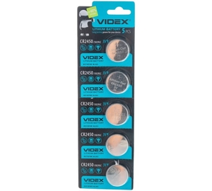CR2450 Videx BL5 Lithium 3V (5/100)