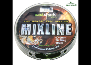 Леска MIXLINE 0,18 100 м чёрно-зелёная, 4,50 кг
