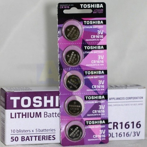 CR1616 TOSHIBA BL5 3V дисковая, Lithium (5/50)
