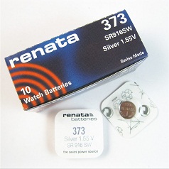 Renata 373 (916) Silver Oxide 1.55V (10/100)