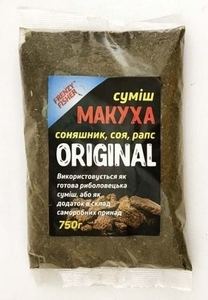 Прикорм Frenzy Fisher (UA) 0.75кг, макуха смесь (подсолнечник, соя, рапс), оригинал (1/10)