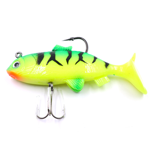N-BEC-8006, Приманка оснащенная 2шт Namazu PVC Carp, L-80 мм, 16 г, цвет 06