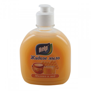 HELP Жидкое мыло 300мл Молоко и мёд 5-0313 (1/12)