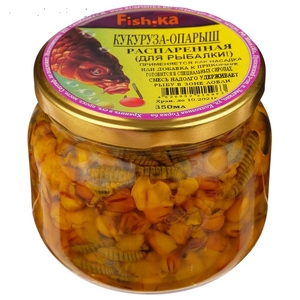 Насадка "КУКУРУЗА-ОПАРЫШ" Fish.Ka, распаренная, 350мл (1596)