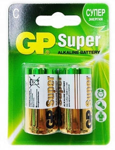LR14 GP Super C BL2 Alkaline 1.5V Оригинал (2/20/160)