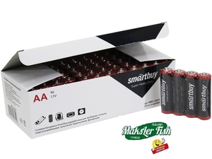 R6 Smartbuy Super AA Shrink 4 Heavy Duty 1.5V (60/600)