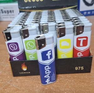 Зажигалки А-68/66/69/975 пьезо с фонариком (50/1000)