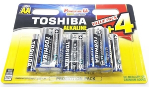 LR6 Toshiba AA BL12 Alkaline 1.5V (12/72)