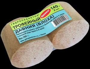 Гидропланктон "ТРОФЕЙНЫЙ" (140г*2шт) Дафния (блоха)
