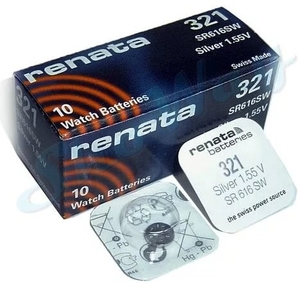 Renata 321 Silver Oxide 1.55V (10/100)