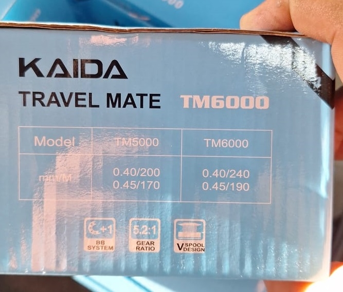 Катушка Kaida Travel Mate, 5+1 подшип., 5.2:1, TM5000
