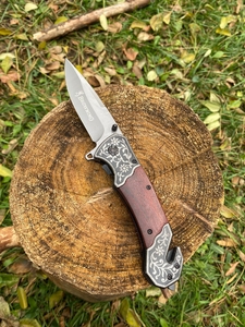 Нож раскладной Browning F123, клипса, стеклобой, резка шнура, коробка, 23см