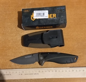 Нож охотничий, раскладной, чехол, 65Х13, Gerber BG116