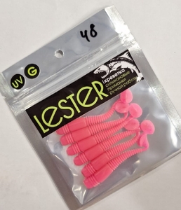 Cиликоновая приманка LESTER 6шт, 6см, рыбка, #48