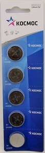 CR2016 КОСМОС BL5 Lithium (5/60)