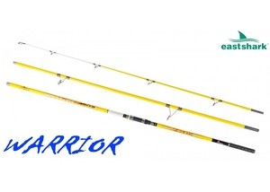 Удилище морское EastShark Warrior Surf 100/250gr 4.5m желтый (4503 / 401011)