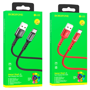 Кабель Borofone BU33, 1,2м, 2,4А, Micro