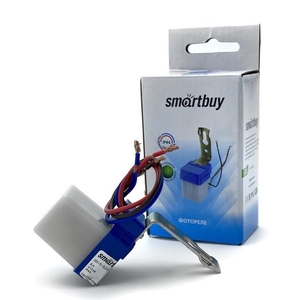 Фотореле (датчик освещенности) Smartbuy 6A (1400Вт) IP44 (SBL-FR-600)