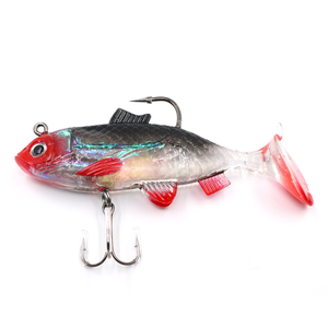 N-BEC-10002, Приманка оснащенная 2шт Namazu PVC Carp, L-100 мм, 31 г, цвет 02