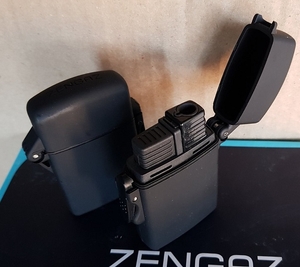 Зажигалки ZENGA (Wisen Bottle Opener), турбо, откидная крышка (18)