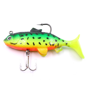 N-BEC-8007, Приманка оснащенная 2шт Namazu PVC Carp, L-80 мм, 16 г, цвет 07