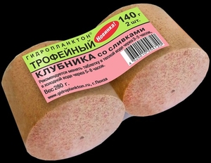Гидропланктон "ТРОФЕЙНЫЙ" (140г*2шт) клубника со сливками