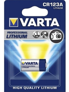 CR 123A VARTA PROFESSIONAL LITHIUM 3V BL-1 (6205) (1/10/100)