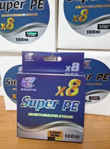 Шнур плетеный 8Х Super PE, 100м, 0,25 мм (2/10)