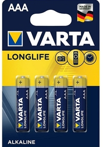 LR3 Varta LONGLIFE AAA BL4 Alkaline 1.5V (4103) (4/40/200)