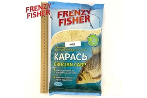 Прикорм Frenzy Fisher (UA) 1кг, Карась, мед с протеином (1/20)