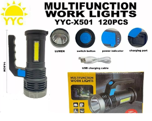 Фонарик ручной аккумуляторный YYC-X501 (GL-S501)