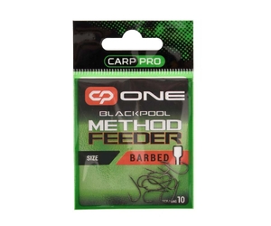 CARP PRO Крючок Black Nickel Blackpool Method Feeder Ringed №12 (CPBPMF12)
