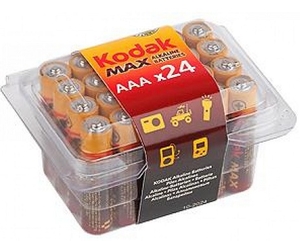 LR3 Kodak MAX plastic box alkaline 1.5V (24/480)