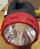 Фонарик аккумуляторный ручной (прожектор) 3W + боковой яркий свет, арт.2827